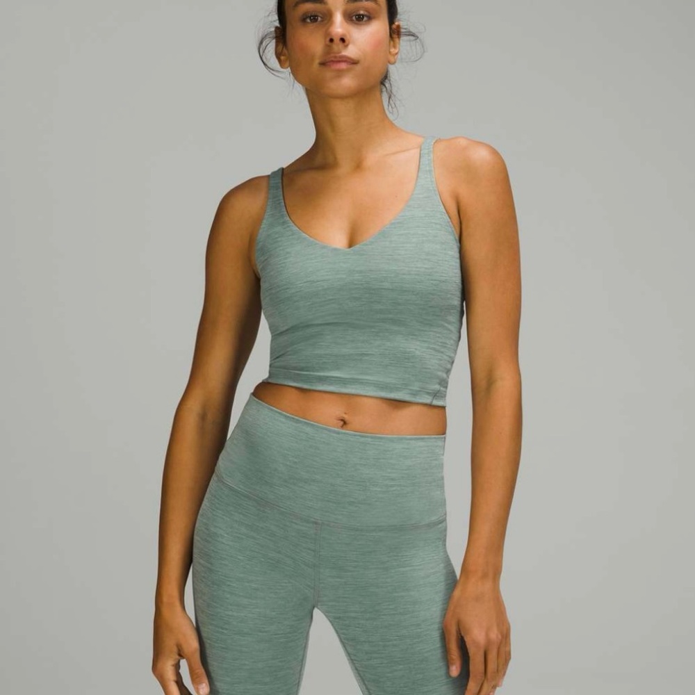 Align Tank Top in Heathered Tidewater Teal